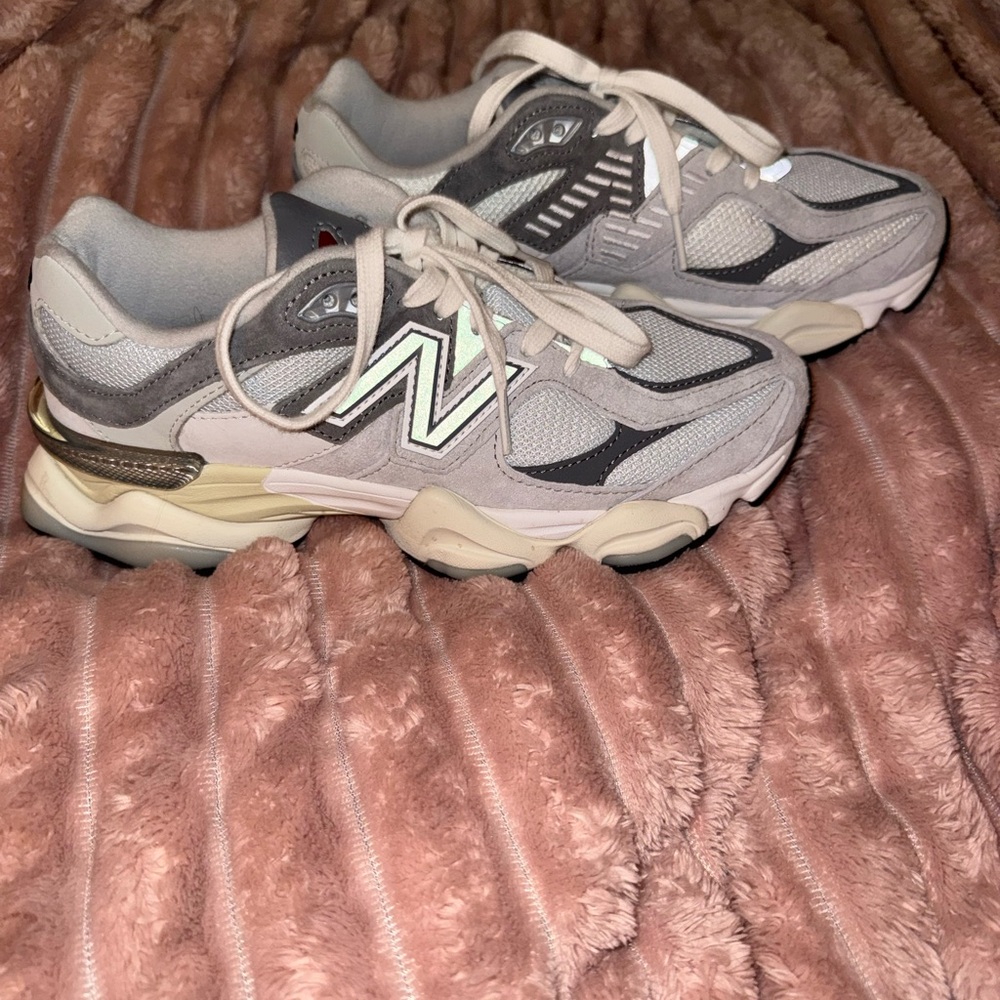 New Balance Gray and White Athletic Shoes